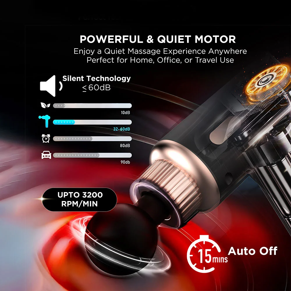 Agaro Dynamo Pro Body Gun Massager (25W)