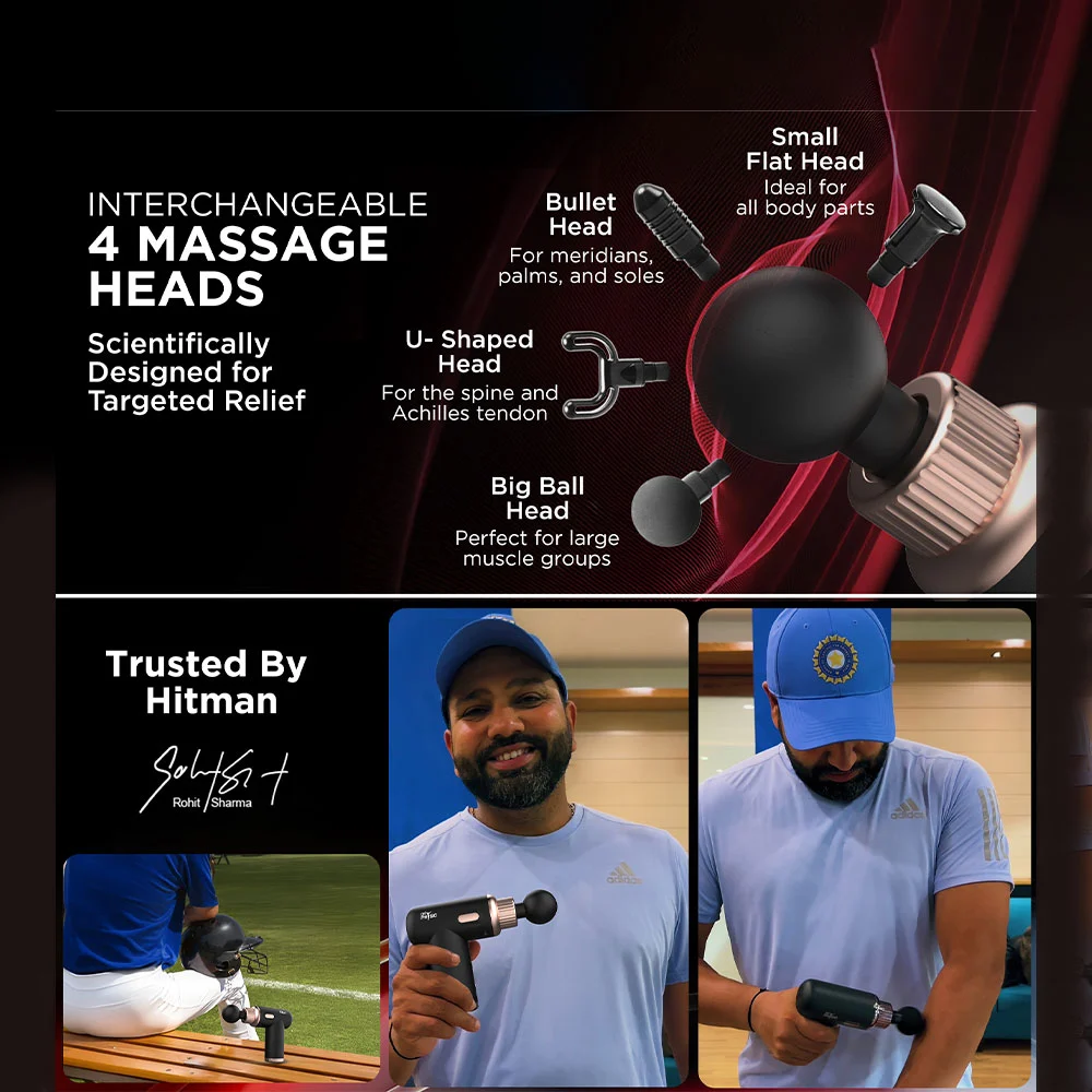 Agaro Dynamo Pro Body Gun Massager (25W)